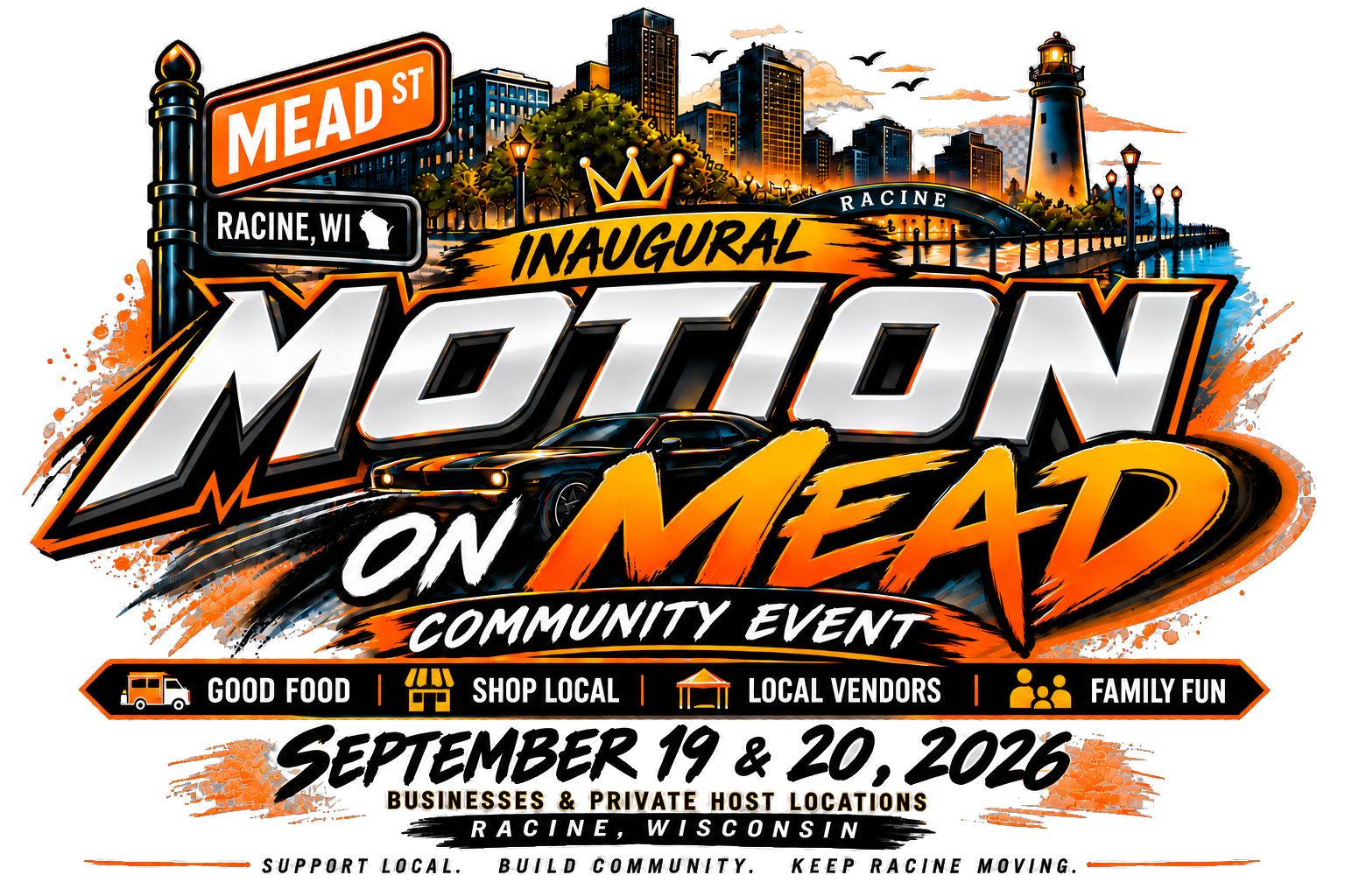 Inaugural Motion on Mead, September 19 and 20, 2026 in Racine, Wisconsin
