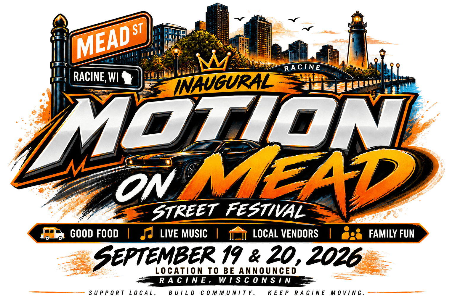 Inaugural Motion on Mead, September 19 and 20, 2026 in Racine, Wisconsin